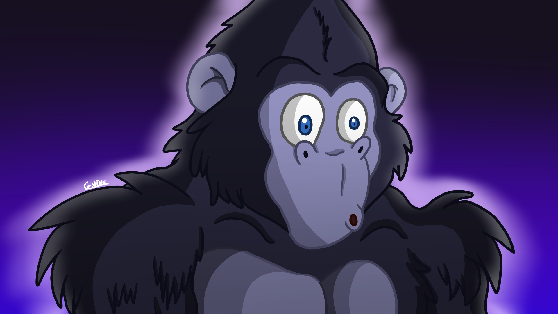 The Cartoon Gorilla by mondewebcom on DeviantArt