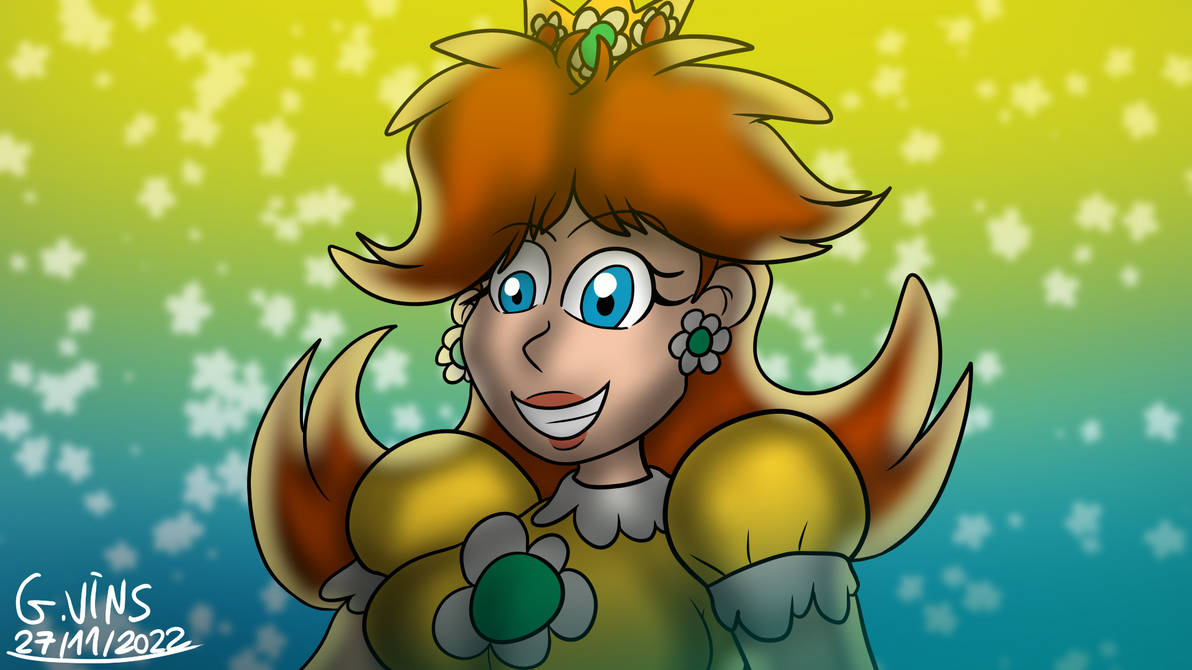 Princesse Daisy (Super Mario Art) by mondewebcom on DeviantArt