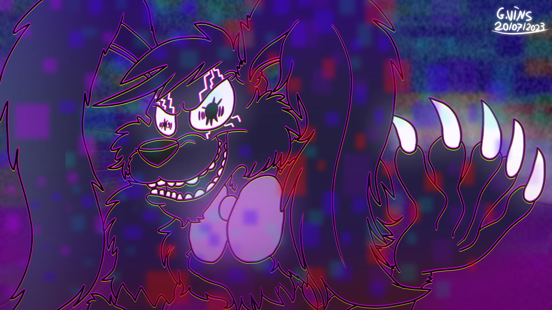 Ruin Glitchtrap warmup sketch : r/fivenightsatfreddys