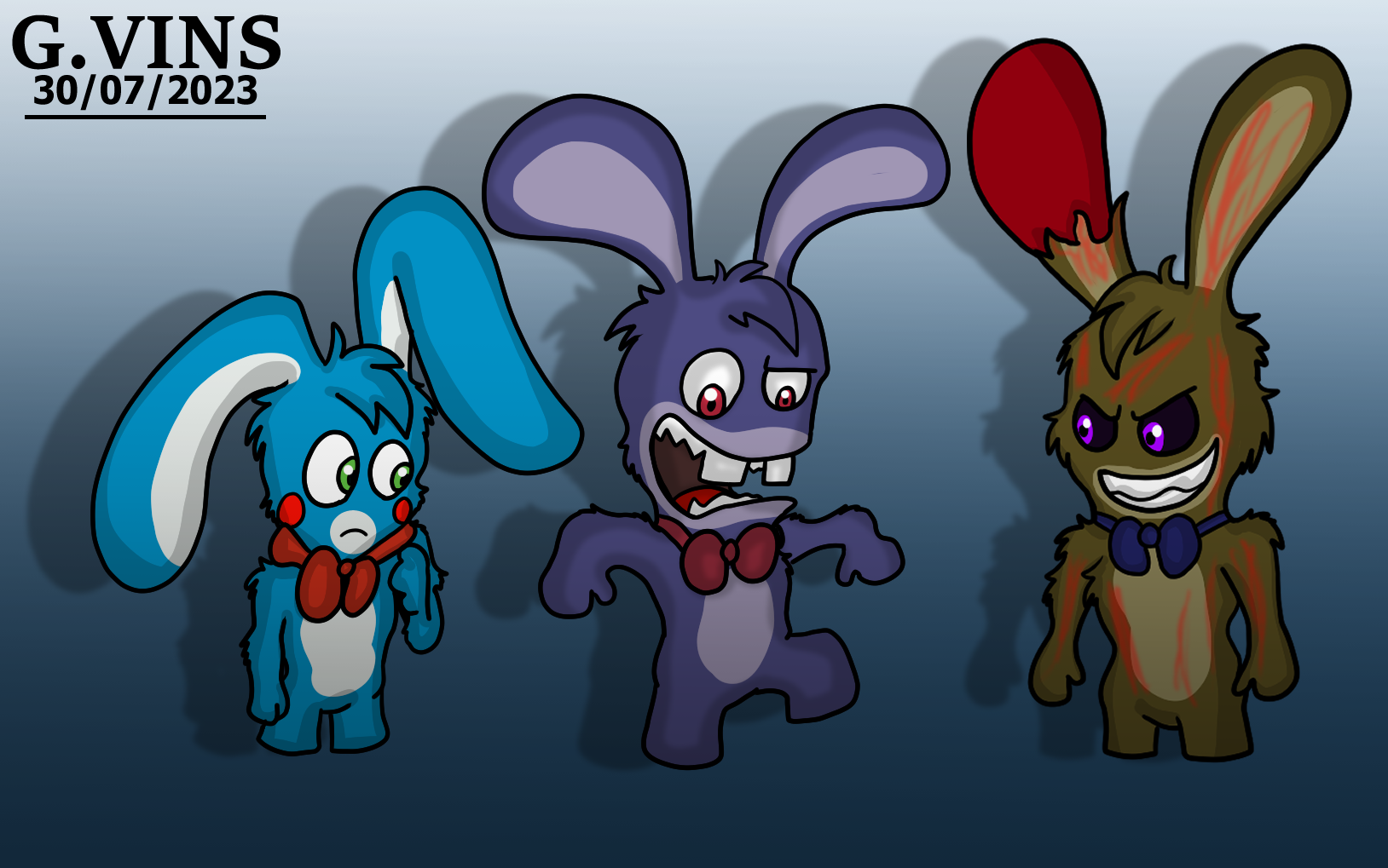 Rabbids As FNAF Rabbit Skin by mondewebcom on DeviantArt