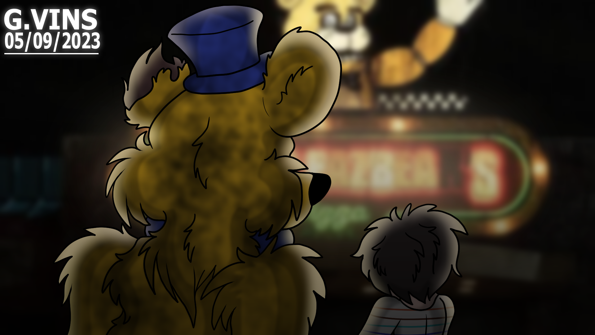 Golden Freddy And Abby (FNAF Movie Fanart) by mondewebcom on DeviantArt