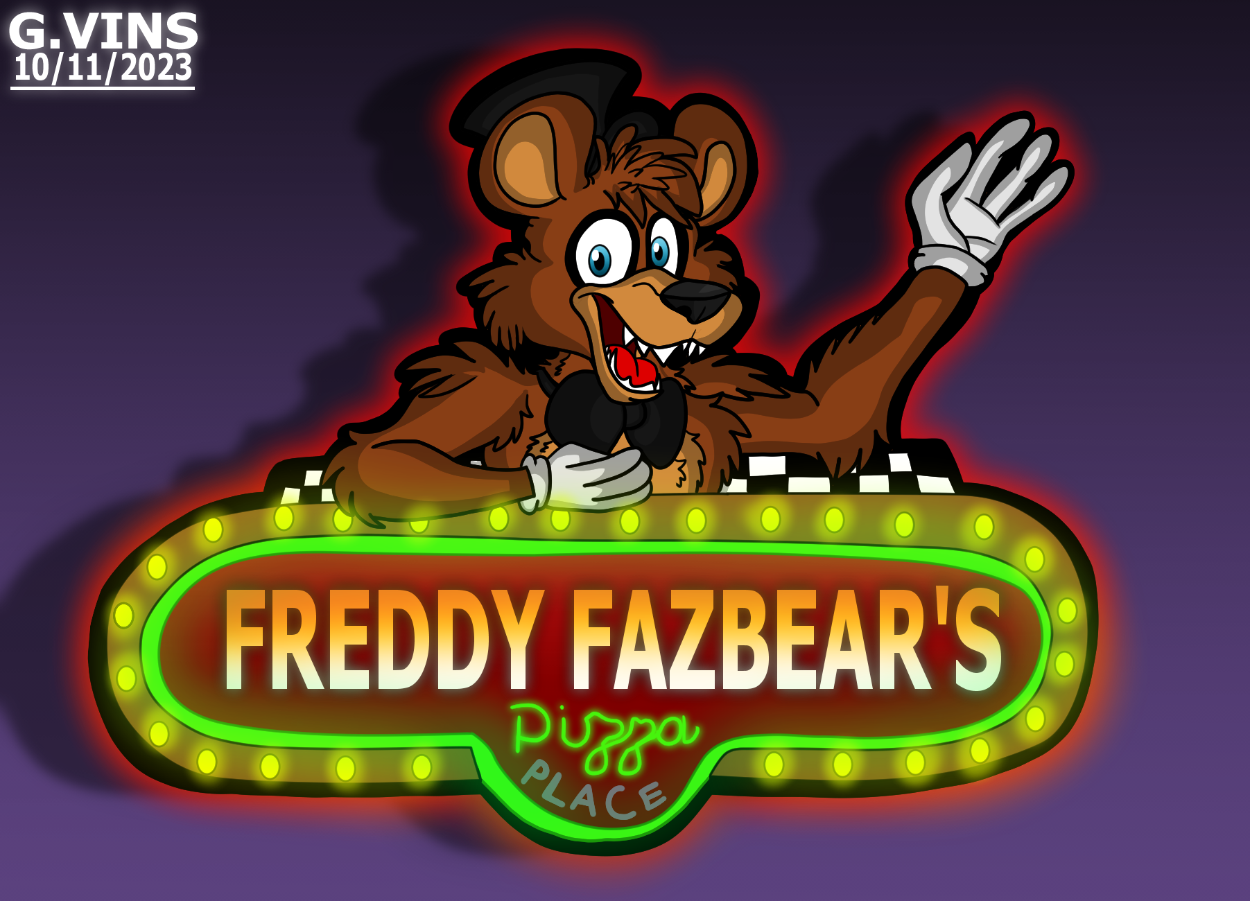 Golden Freddy And Abby (FNAF Movie Fanart) by mondewebcom on DeviantArt