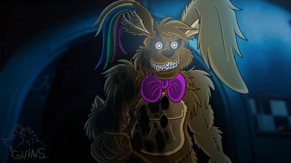 Yellow Rabbit Entrance (FNAF Movie Fanart) by mondewebcom on DeviantArt