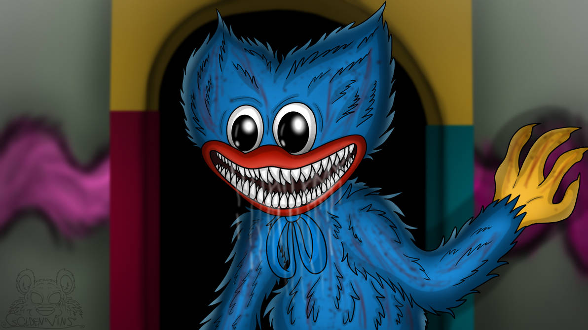 Huggy Wuggy (Poppy Playtime Fanart) by mondewebcom on DeviantArt
