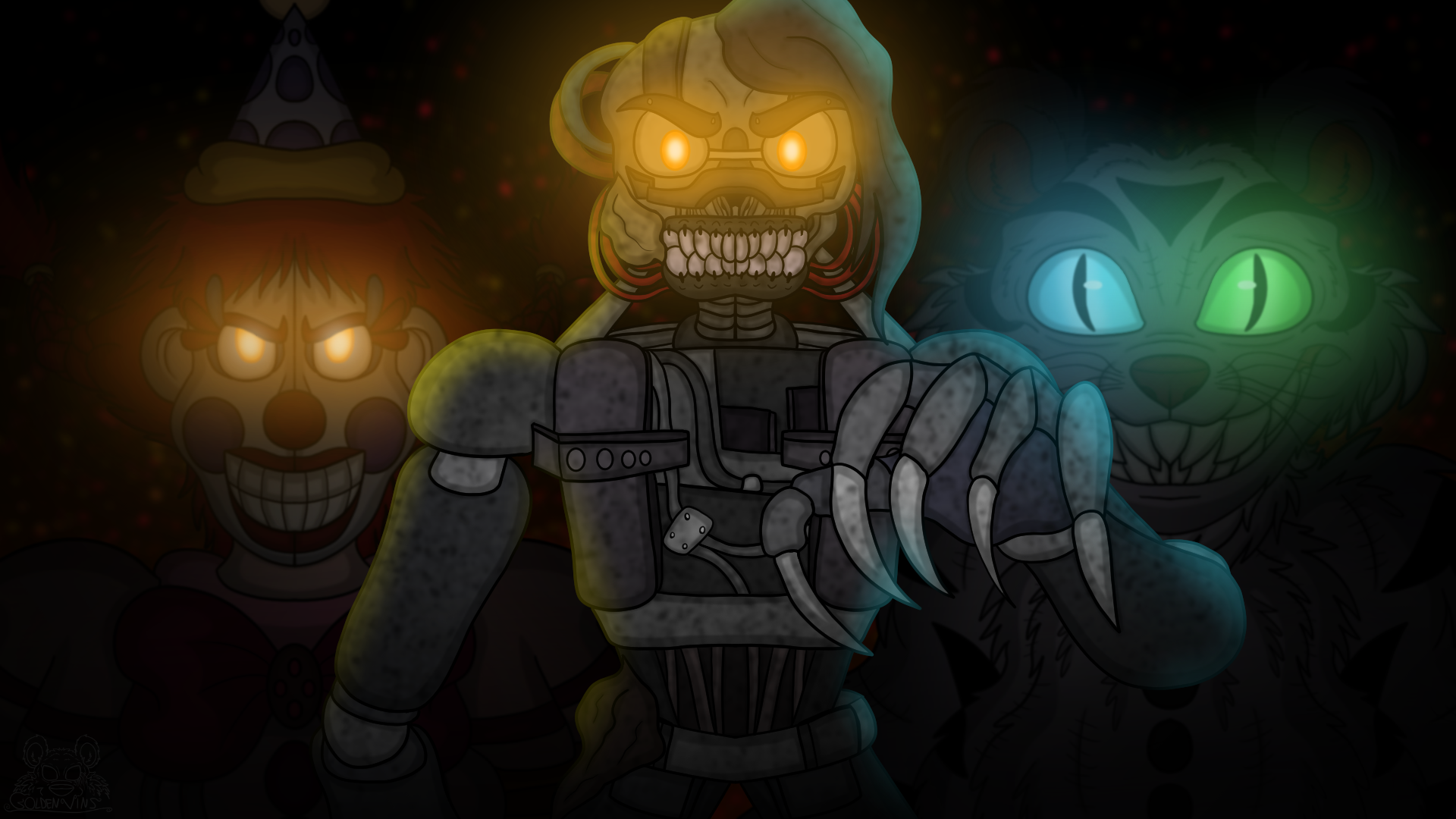 Fnaf Sotm Roxy The Mimic (FNAF SB Ruin / SOTM Art) by mondewebcom on DeviantArt