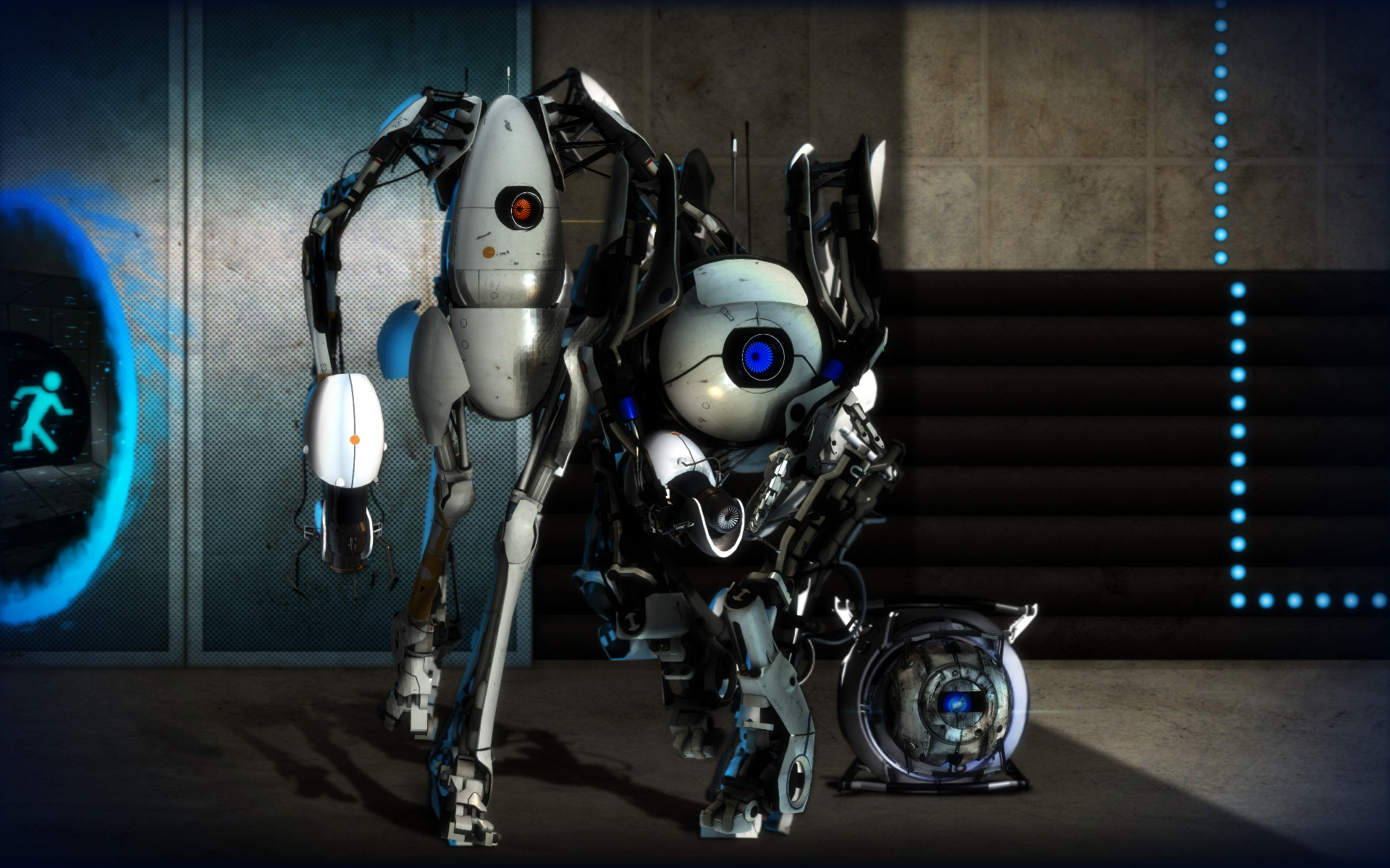 Portal 2 роботы атлас фото 18