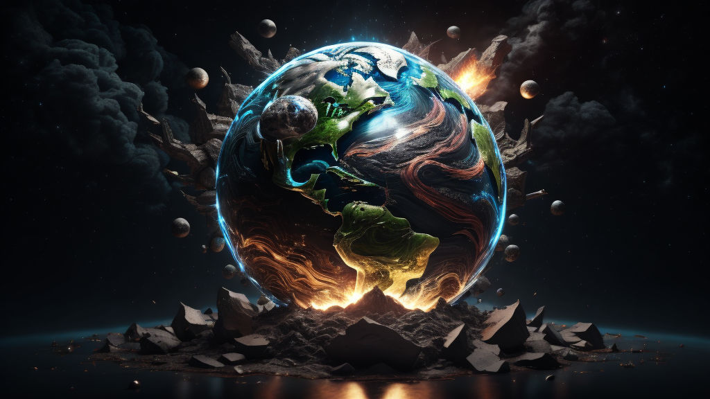 Destruction of Earth by thuking83 on DeviantArt