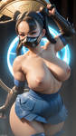 Mortal Kombat's Kitana Topless by thuking83