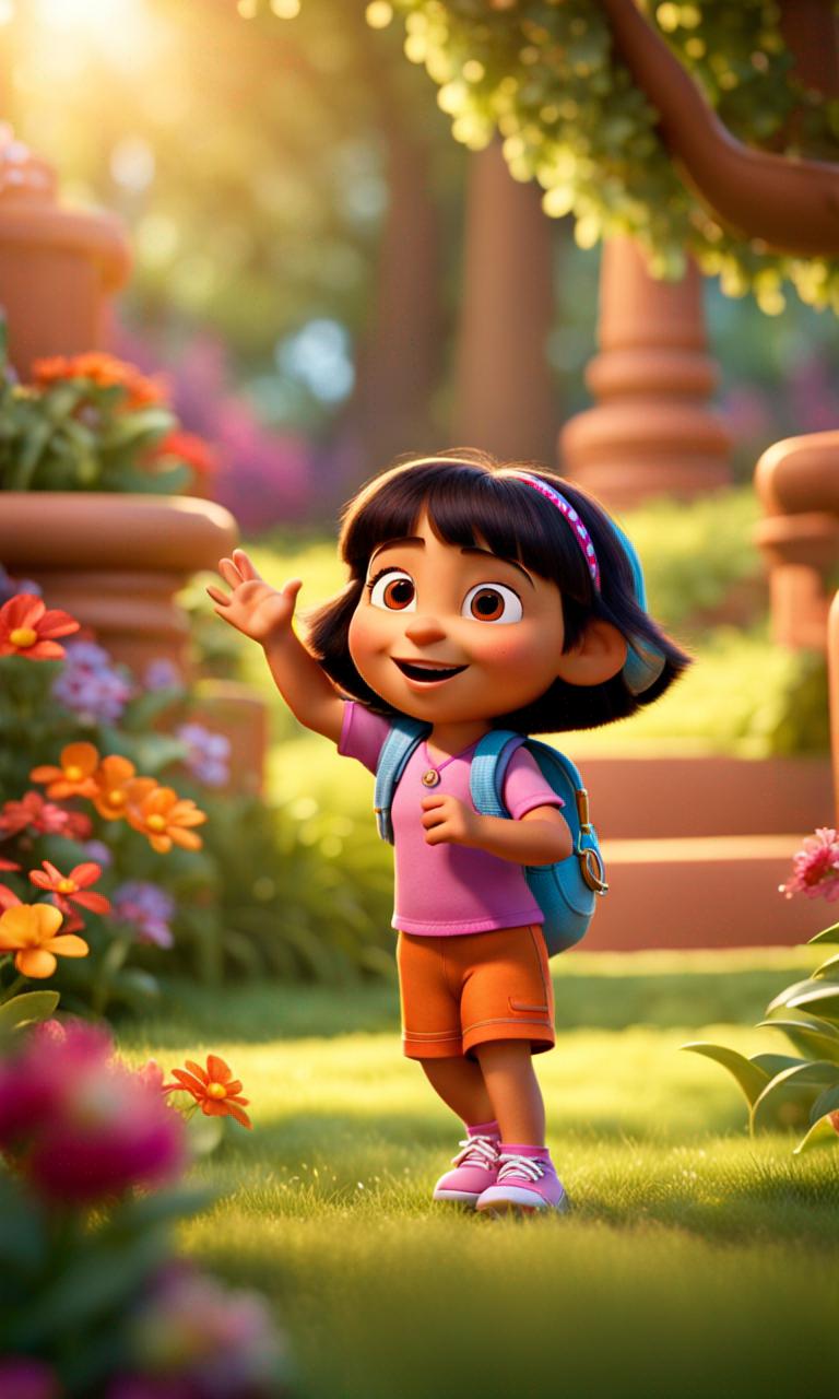 Dora the Explorer: DreamUp Creation by thuking83 on DeviantArt