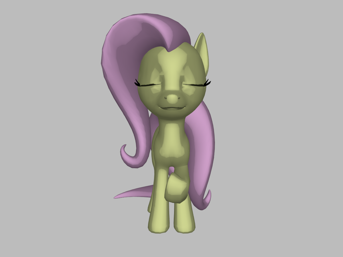 Fluttershy 3D Model