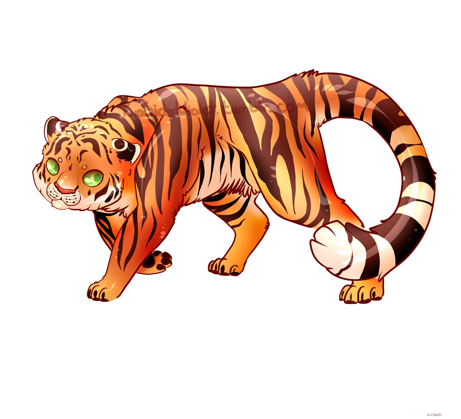 Tiger by TwoSidedViolet on DeviantArt