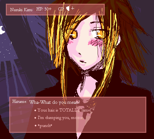 Hizume Dating Sim Scene