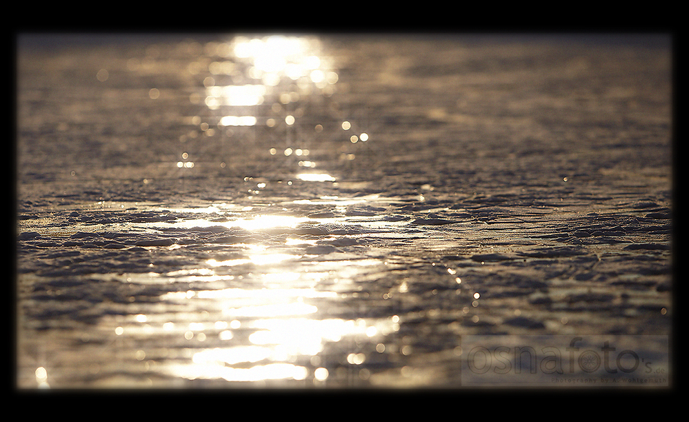 ice in ... sunshine ...