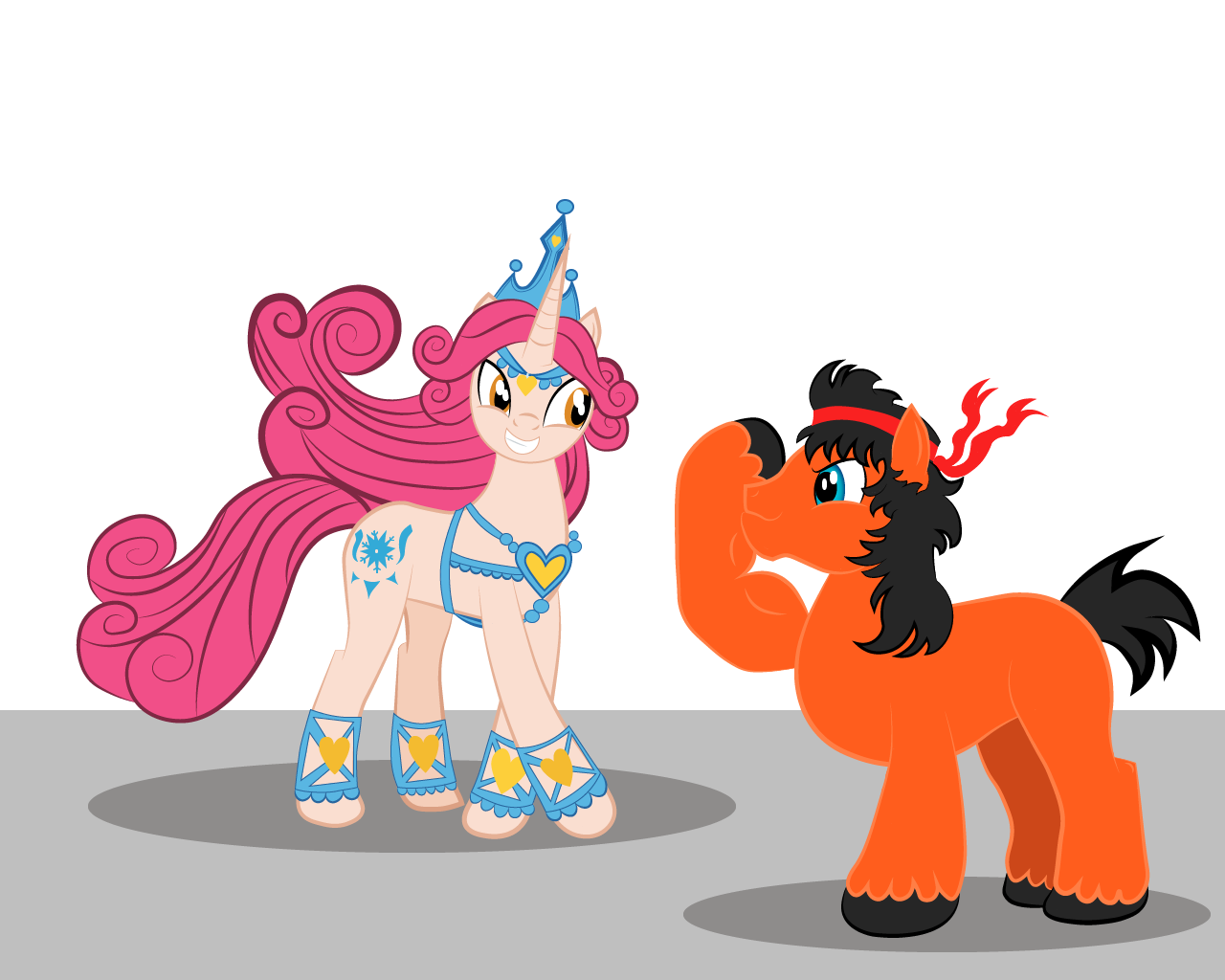 Princess Amore and Rambo Mesa by JerryKenway on DeviantArt