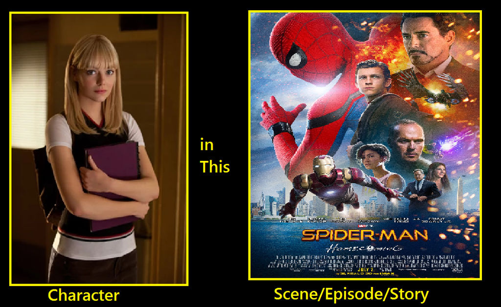 What if Gwen Stacy was in Spiderman Homecoming? by Negaboss2000 on  DeviantArt