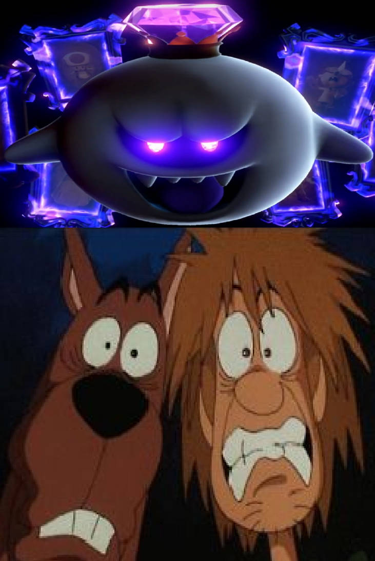 Scooby and Shaggy scared of King Boo by Negaboss2000 on DeviantArt