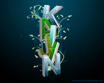 3D Flowery Text Effect by vhonne
