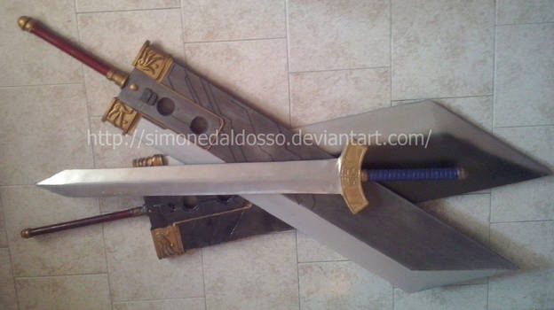 Zack Fair's Buster Swords and 2nd Class Sword