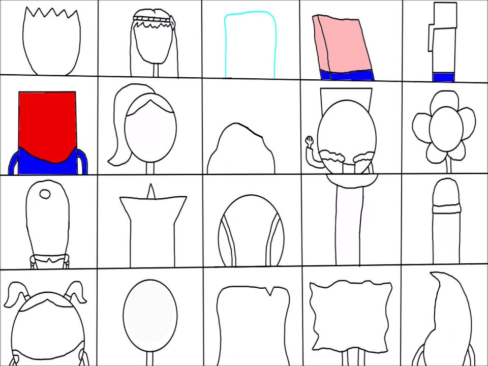 Faceless BFDI the movie Contestants by Bobthemanas on DeviantArt
