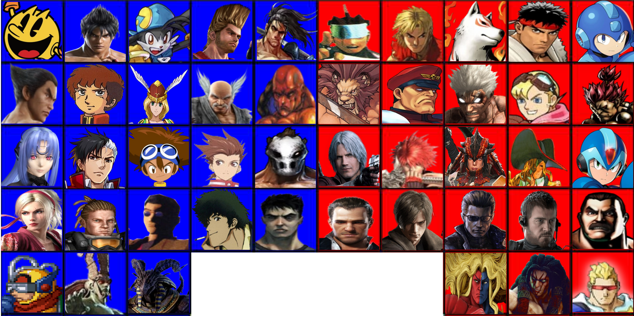 Capcom Members Bandai Namco vs Capcom Roster by Bobthemanas on DeviantArt