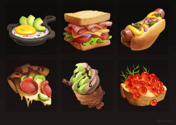 food painting + video process