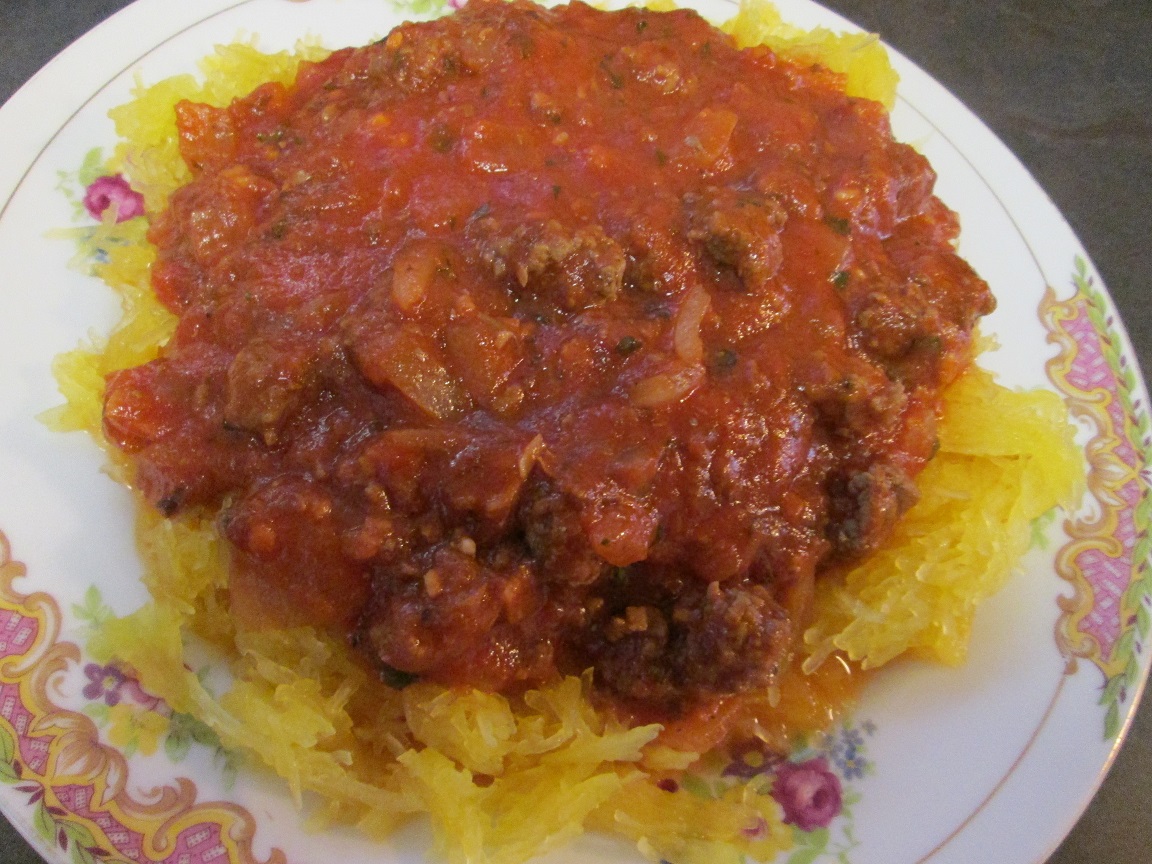 Beef Steak Spaghetti and Squash