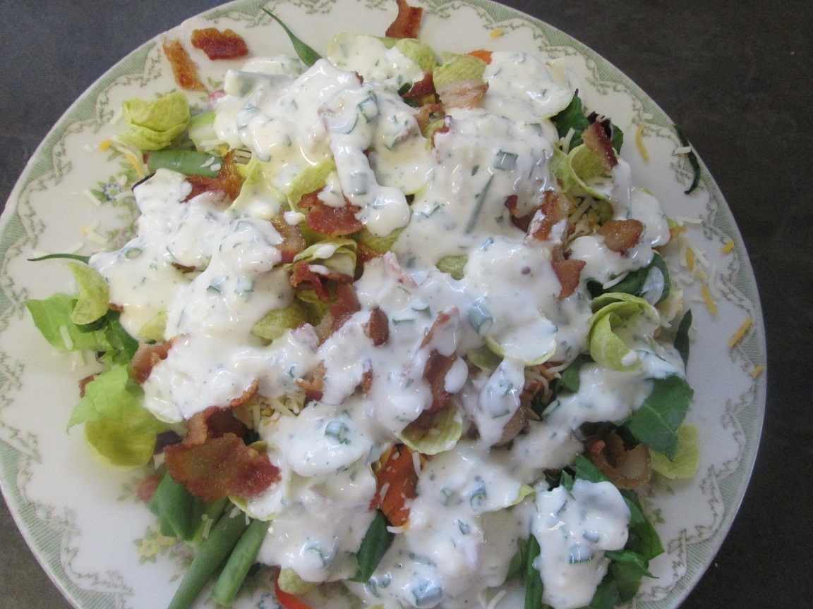 ranch bacon and cheese salad