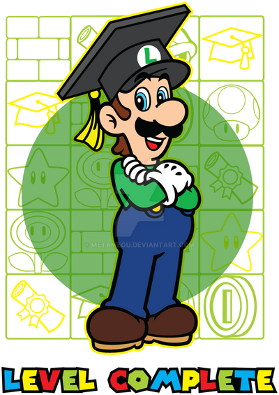 Mario Graduating Mario Luigi Graduation by MetaMegu on DeviantArt