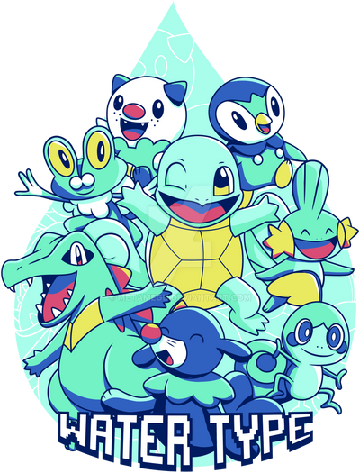 Water Pokemon Pattern Pokemon Water Type by MetaMegu on DeviantArt