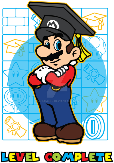 Mario Graduation Mario Graduation by MetaMegu on DeviantArt