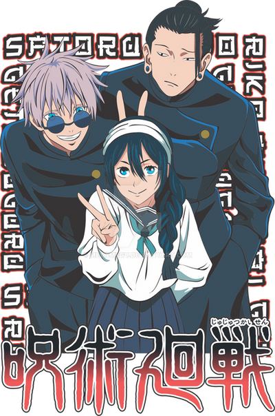 Jujutsu Kaisen Gojo x Geto x Riko by MetaMegu on DeviantArt