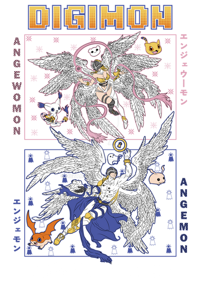 Digmon Angemon Digimon Angemon x Angewomon by MetaMegu on DeviantArt