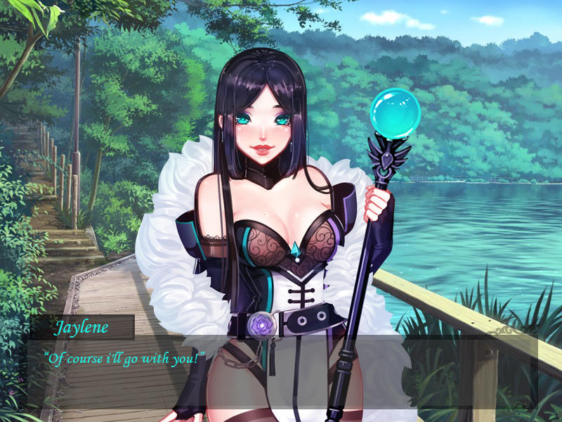 Jaylene in Visual Novel game