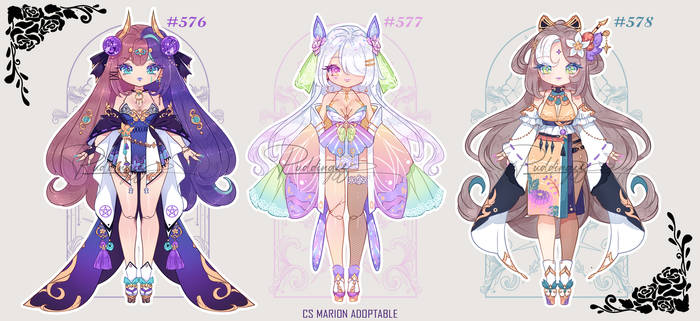 Adoptable Chibi batch #148 Auction [2/3OPEN]