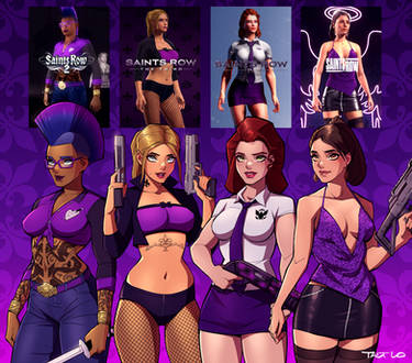 Saints Row Undercover Character Lineup by Porrie on DeviantArt