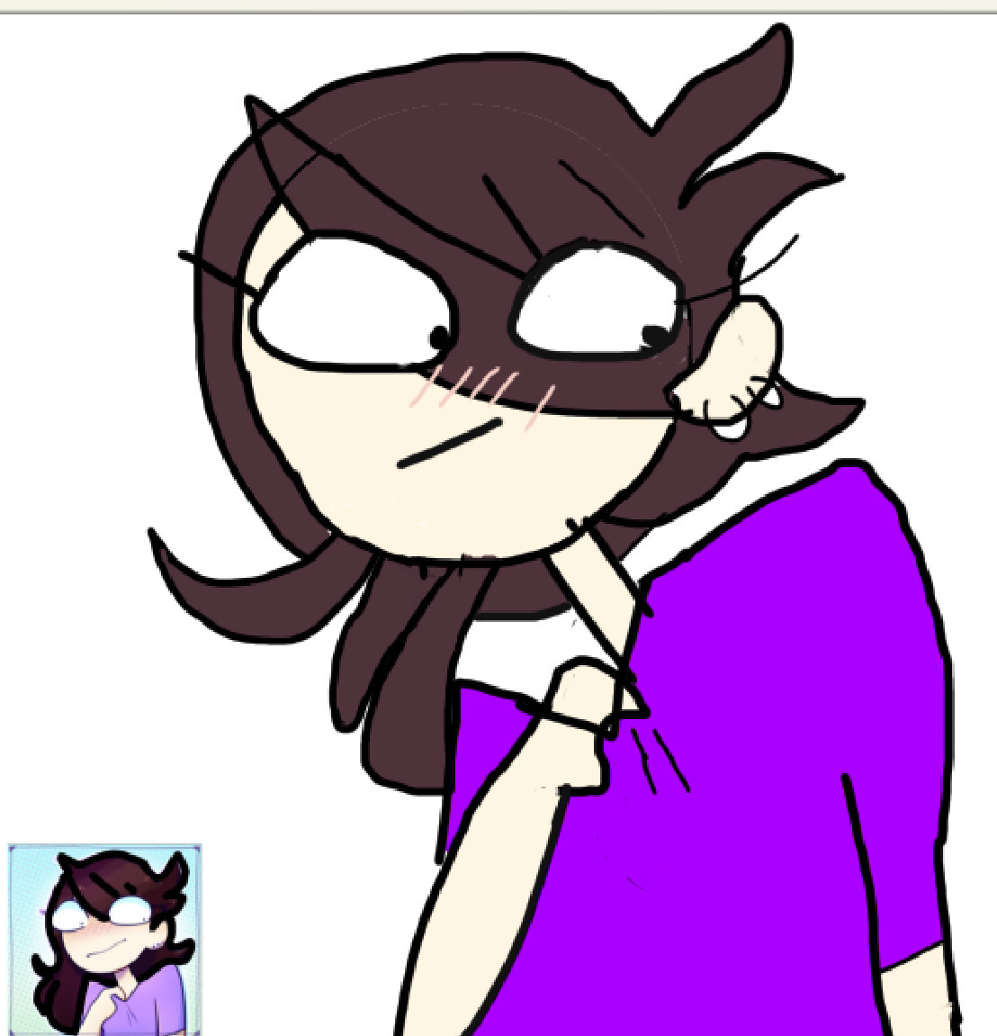 My first attempt at drawing Jaiden Animations. by Ferninator09 on DeviantArt