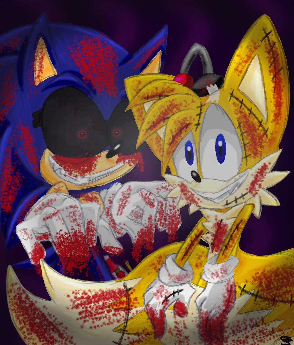 Sonic Exe and Tails Doll(2018) by PiRoG-Art on DeviantArt
