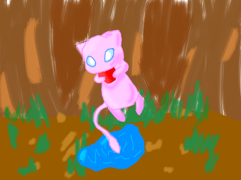 Mew In the Forest