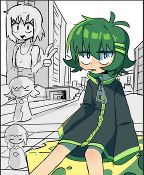 Fluorette and doodles