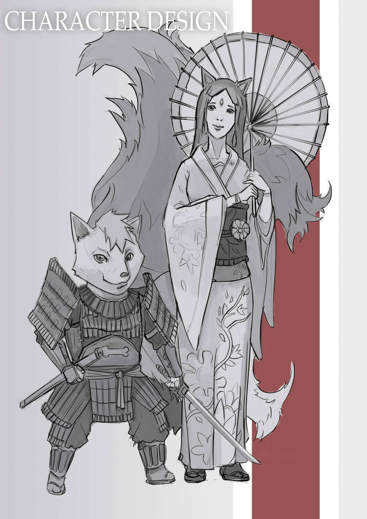 Some poster I did for character design by artofrussell on DeviantArt