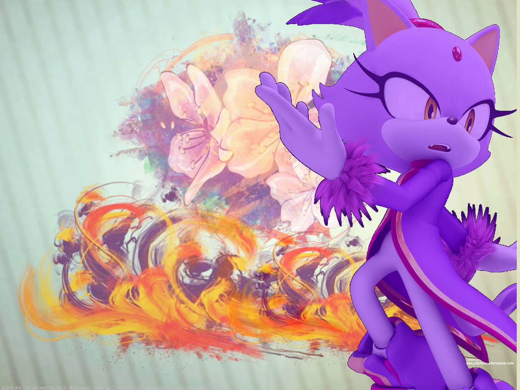 Blaze the Cat Wallpaper 2 by CreamFireballWPS on DeviantArt