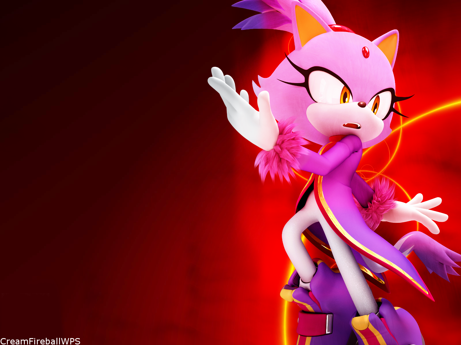 Blaze the Cat Wallpaper 4