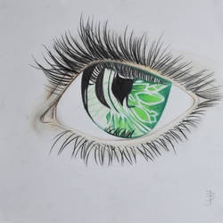 Green Eye by LenaLightwood