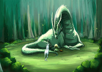 APH - A rabbit and a dragon