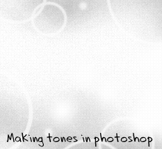 Tones in photoshop