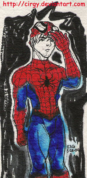 Spiderman in Ink