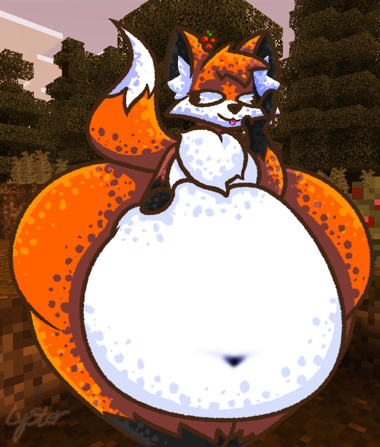 Minecraft Fox Deviantart Minecraft Fox - LysterFox by LysterFox on DeviantArt