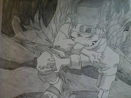 Naruto VS Sasuke Drawing