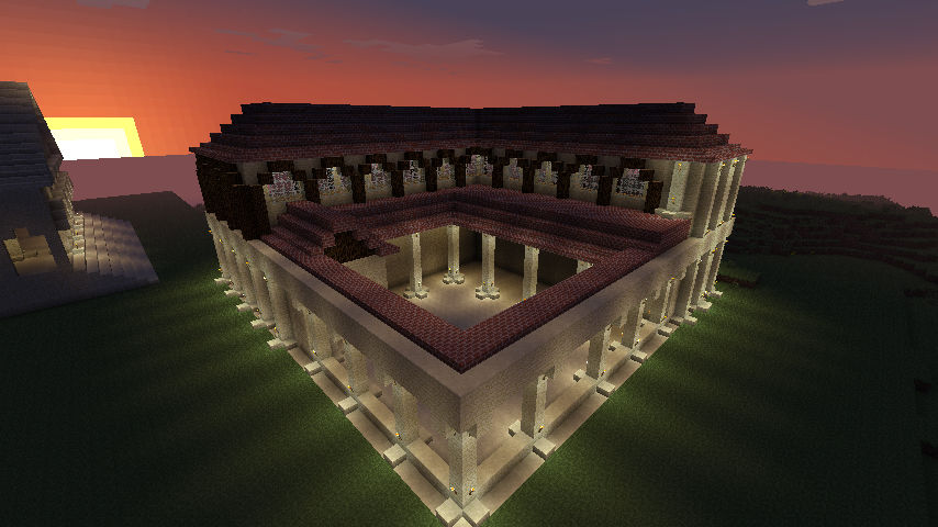 Minecraft Rome Home Pin Minecraft Roman House Ancient Roman Nether Portal: Minecraft Time