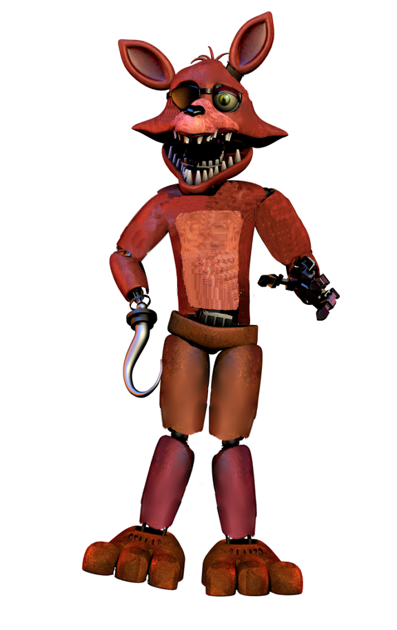 Fixed Withered Foxy by ThePuppetBB on DeviantArt